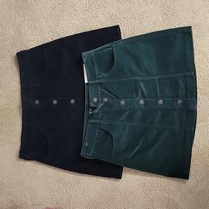 AE Corduroy Mini skirts